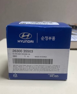 Масляный фильтр двигателя Hyundai, Kia